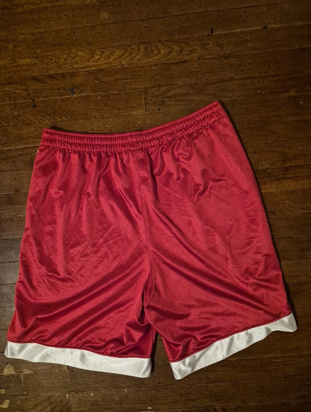 Jordan Mens Sz XL Red Basketball Shorts with White Trim - Picture 3 of 8
